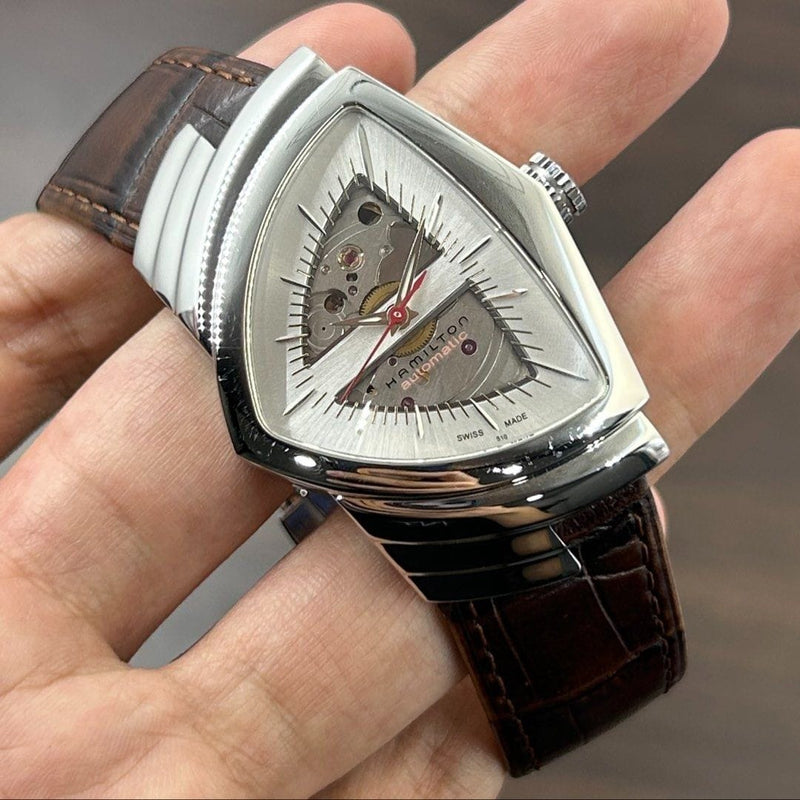 [Pre-Owned] Hamilton Ventura Skeleton H70455533 Automatic Unisex Watch