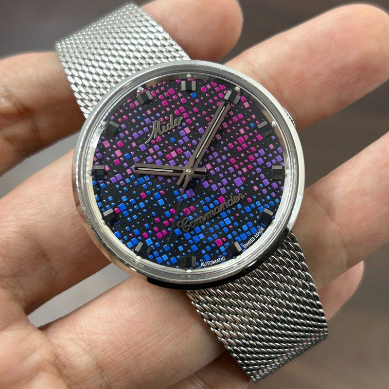 [Pre-Owned] Mido Commander 1959 Pixel M8429 Automatic Unisex Watch