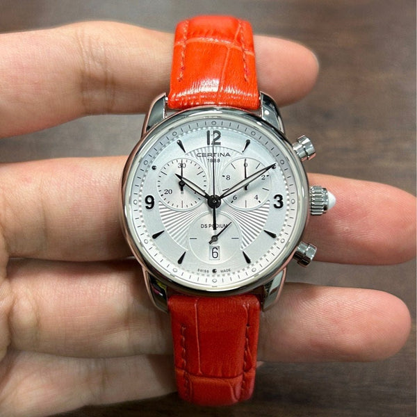 [NOS] Certina DS Podium C0252171601700 Quartz Chronograph Women Watch