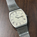 [Pre-Owned] Omega Vintage De Ville 192.0029 Square White Roman Dial Quartz Watch
