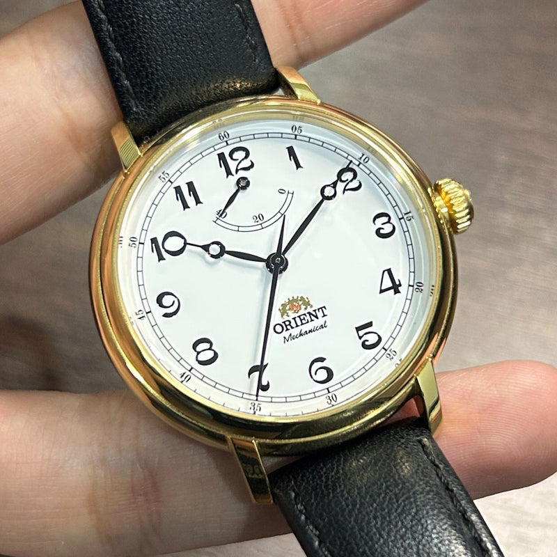 [Pre-Owned] Orient Monarch Mechanical Power Reserve Gold Manual Winding Men Watch