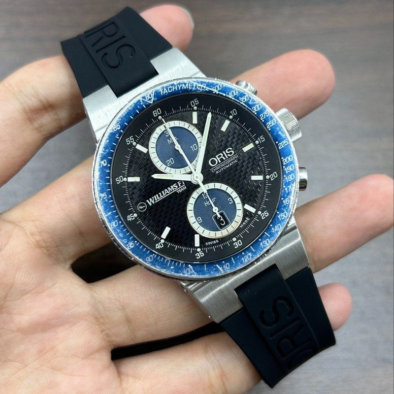 [Pre-Owned] Oris Williams F1 7563 Automatic Chronograph Men Watch