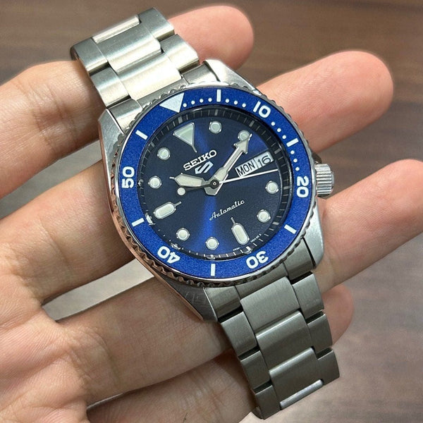 [Pre-Owned] Seiko 5 Sports 38mm Blue SRPL77K1 Automatic Unisex Watch