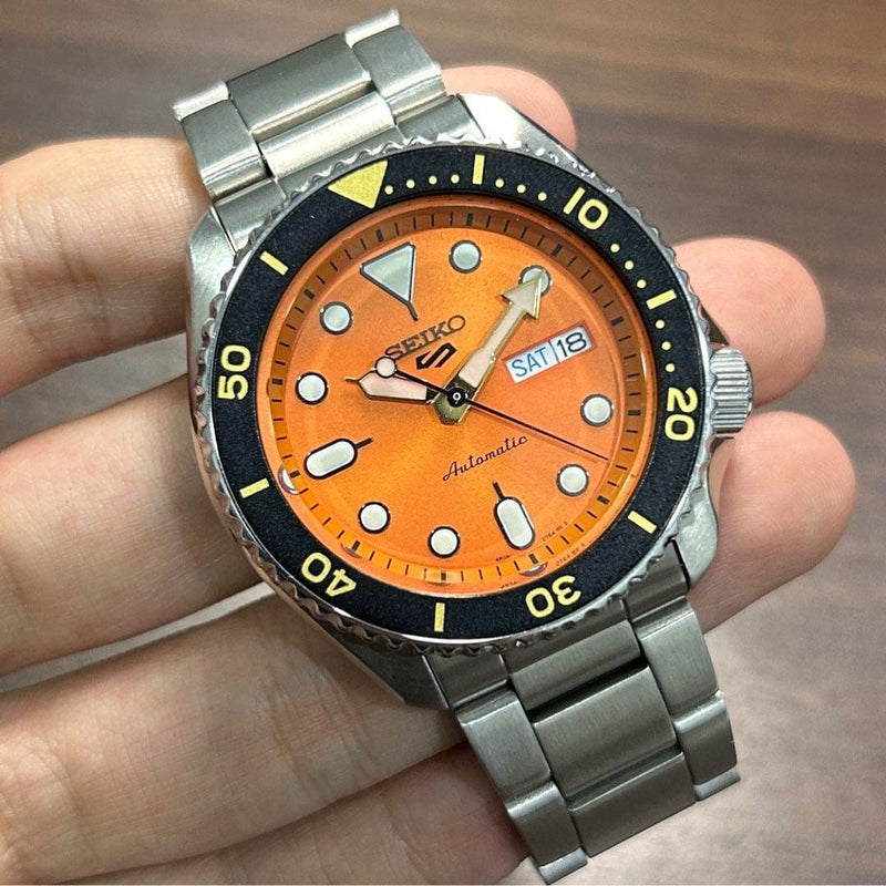 [Pre-Owned] Seiko 5 Sports Orange SRPD59K1 Automatic Men Watch