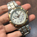 [Pre-Owned] Seiko Lord SSA224K1 Silver Gold Automatic Men Watch