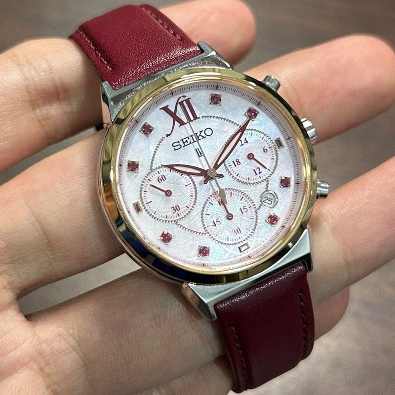 [Pre-Owned] Seiko Lukia SRWZ62P1 Limited 400 Quartz Chronograph Women Watch