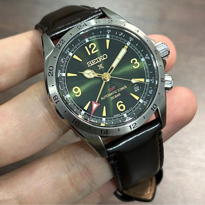[Pre-Owned] Seiko Prospex Alpinist GMT JDM SBEJ005 Automatic Men Watch