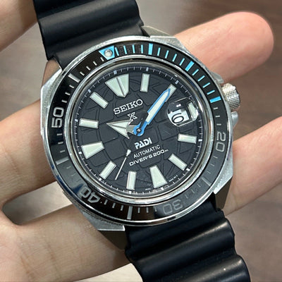 [Pre-Owned] Seiko Prospex Samurai King SRPG21K1 Black PADI Automatic Men Watch