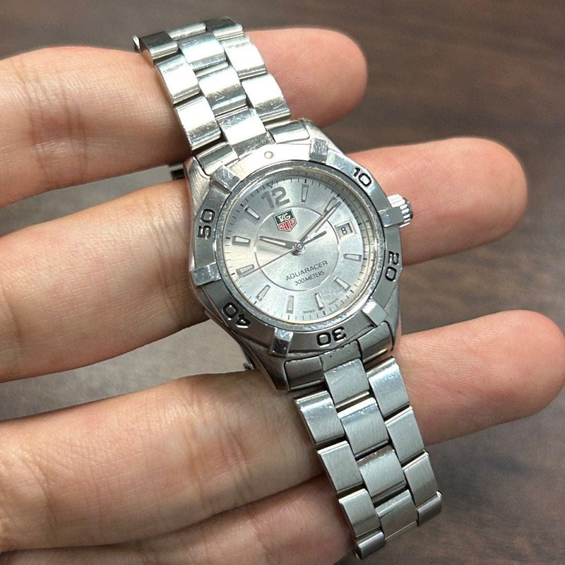 [Pre-Owned] Tag Heuer Aquaracer 27mm WAF1412 Quartz Women Watch