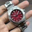 [Pre-Owned] Tag Heuer Aquaracer Professional 200 Date Red Automatic Men Watch