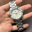 [Pre-Owned] Tag Heuer Aquaracer WAY1111 White Quartz Men Watch