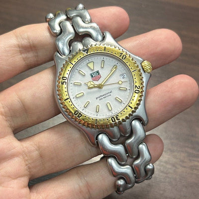 [Pre-Owned] Tag Heuer Vintage S/EL Professional S95.806K Two-Tone Gold Quartz Women Watch