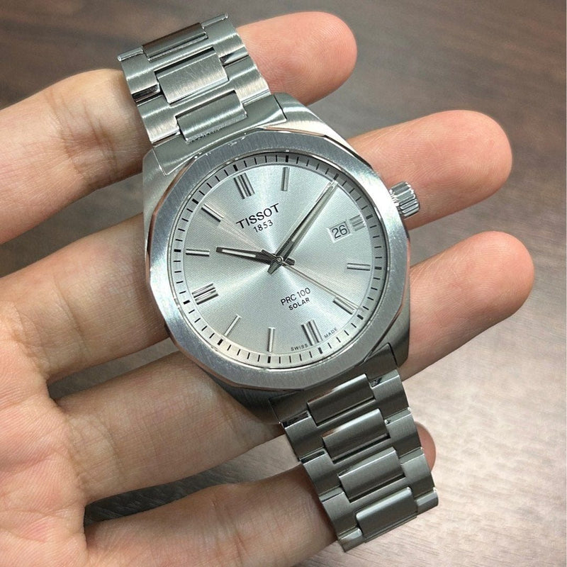 [Pre-Owned] Tissot PRC Solar 39mm T151.422.11.031.00 Men Watch