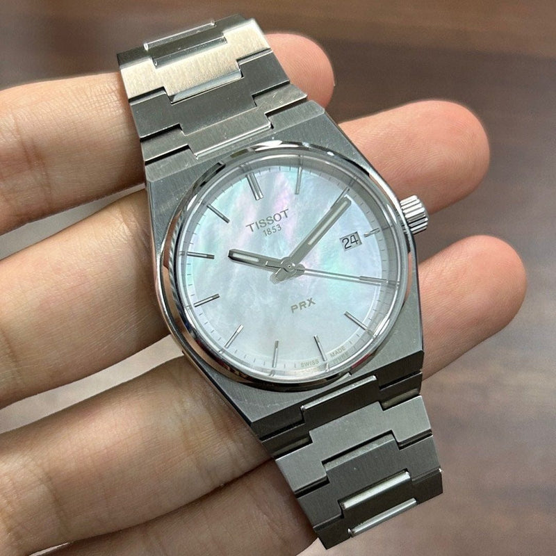 [Pre-Owned] Tissot PRX 35mm Mother of Pearl Quartz Women Watch
