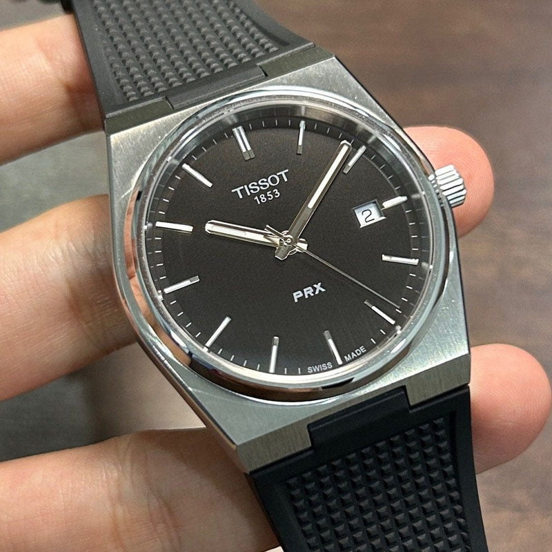 [Pre-Owned] Tissot PRX 40mm Black Rubber Quartz Men Watch