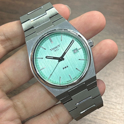 [Pre-Owned] Tissot PRX Quartz 40mm Mint Green Dial Men Watch