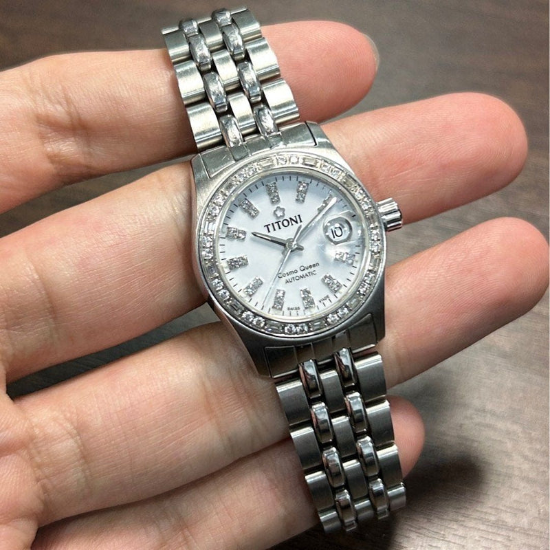 [Pre-Owned]  Titoni Cosmo Queen 728 Diamond Automatic Women Watch