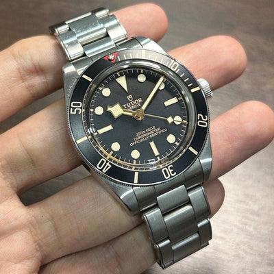 [Pre-Owned] Tudor Black Bay 58 79030 Black Gilt Automatic Men Watch