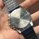 [Pre-Owned] Casio Edifice EFR-526L-2CV Blue Leather Quartz Chronograph Men Watch