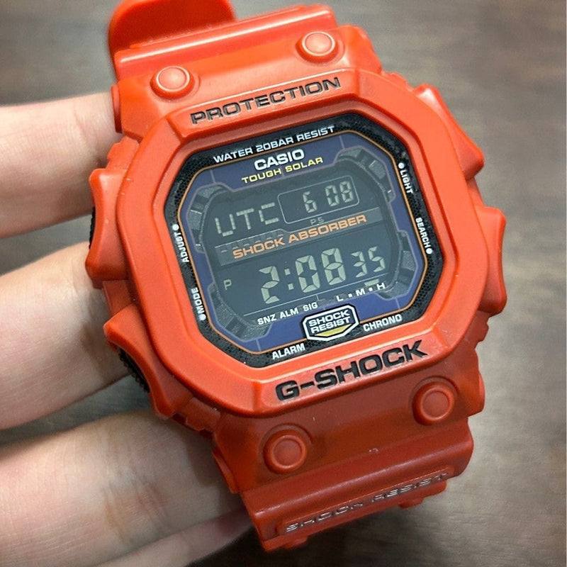 [Pre-Owned] Casio G-Shock King GX-56-4 Orange Tough Solar Men Watch