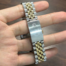 [Pre-Owned] Rolex Vintage Datejust 16013 18k Gold Champagne Linen Dial Watch