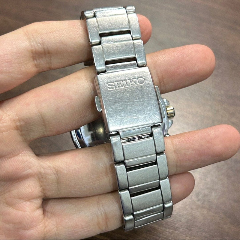 [Pre-Owned] Seiko Criteria SNDG87P1 Sapphire Quartz Chronograph Men Watch