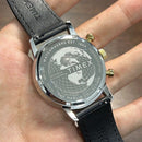 [Pre-Owned] Timex Marlin Black Quartz Chronograph Tachymeter Men Watch