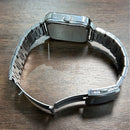 [Pre-Owned] Casio MTP-M305D-1AV Moonphase Square Quartz Men Watch