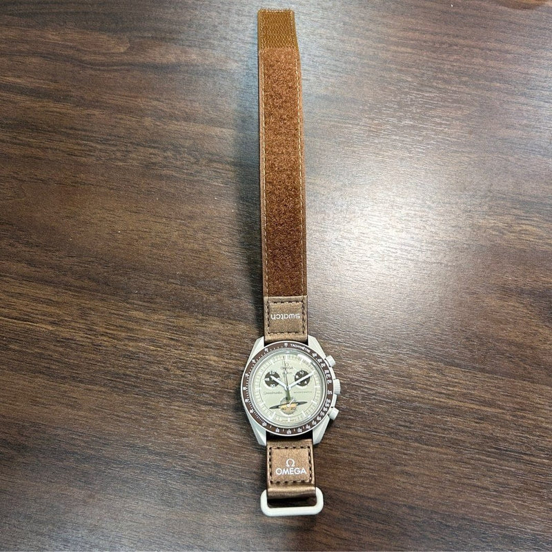 [Pre-Owned] Omega X Swatch Moonswatch Mission to Saturn Quartz Men Watch