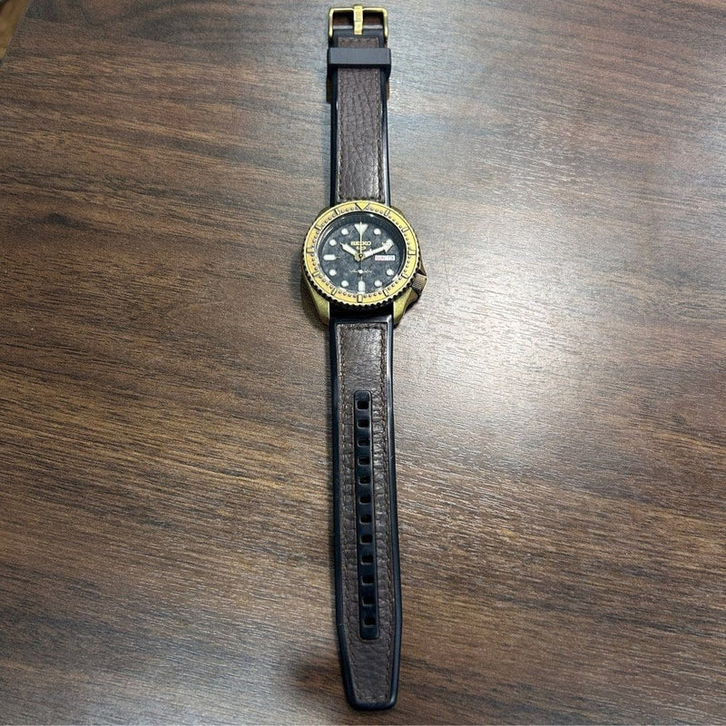 [Pre-Owned] Seiko 5 Sports SRPE80K1 Bronze Automatic Men Watch