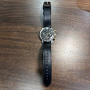 [Pre-Owned] Timex Marlin Black Quartz Chronograph Tachymeter Men Watch