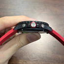 [Pre-Owned] Breitling Endurance Pro 44 Red Carbon Quartz Chronograph Men Watch