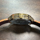 [Pre-Owned] Bulova 97A109 Gold Open Heart Automatic Men Watch