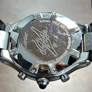 [Pre-Owned] Cartier 21 Chronoscaph 2424 Black Quartz Chronograph Unisex Watch