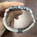 [Pre-Owned] Cartier 21 Chronoscaph 2424 White Quartz Chronograph Unisex Watch