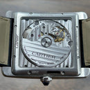 [Pre-Owned] Cartier Tank MC 3589 Black Leather Automatic Men Watch