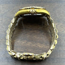 [Pre-Owned] Cerruti 1881 LG00433 Sapphire Gold Crystals Quartz Women Watch