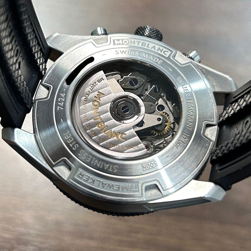 [Pre-Owned] Montblanc Timewalker 7424 Automatic Chronograph Men Watch