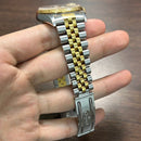 [Pre-Owned] Rolex Datejust 36mm 16233 18k Gold Champagne Diamond Dial Watch