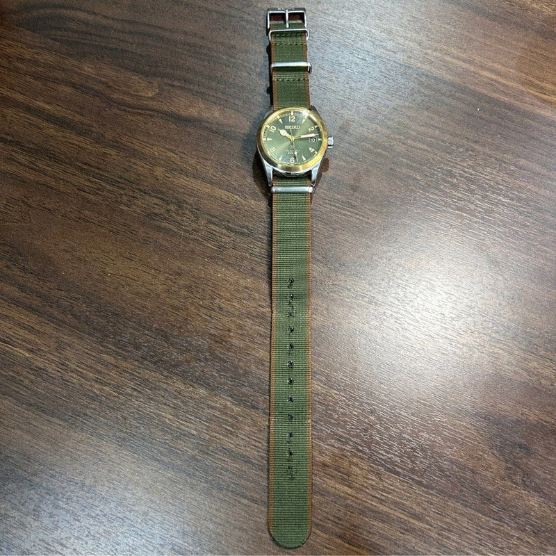 [Pre-Owned] Seiko Prospex Alpinist SPB212J1 Khaki Green Automatic Men Watch
