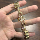 [Pre-Owned] Swarovski Millenia Octagon Cut Bracelet Pink Quartz Women Watch