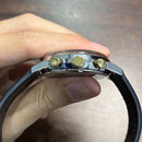 [Pre-Owned] Timex Marlin Black Quartz Chronograph Tachymeter Men Watch