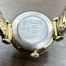 [Pre-Owned] Cerruti 1881 CRM291 Gold Cyrstal MOP Dial Quartz Women Watch