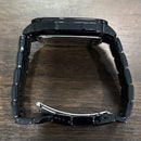 [Pre-Owned] Fossil Inscription BQ2574 All Black Square Skeleton Automatic Men Watch