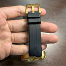 [Pre-Owned] Hamilton Ventura Elvis80 Skeleton Gold Automatic Men Watch