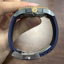 [Pre-Owned] Longines Hydroconquest 41mm Rose Gold Blue Ceramic Automatic Men Diver Watch