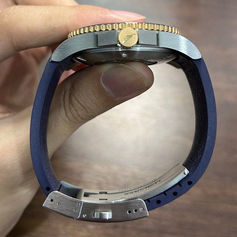 [Pre-Owned] Longines Hydroconquest 41mm Rose Gold Blue Ceramic Automatic Men Diver Watch