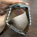 [Pre-Owned] Rolex Vintage Datejust 16013 18k Gold Champagne Linen Dial Watch