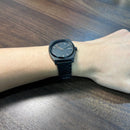 [Pre-Owned] Nixon The Time Teller All Black/ Rose Gold Stainless Steel Quartz Men Watch