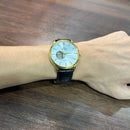 [Pre-Owned] Orient Esteem II Open Heart White Dial Automatic Men Watch